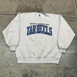 vintage university of north carolina tarheels usa russell athletics crewneck
